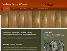 Tablet Screenshot of nfflooring.co.uk